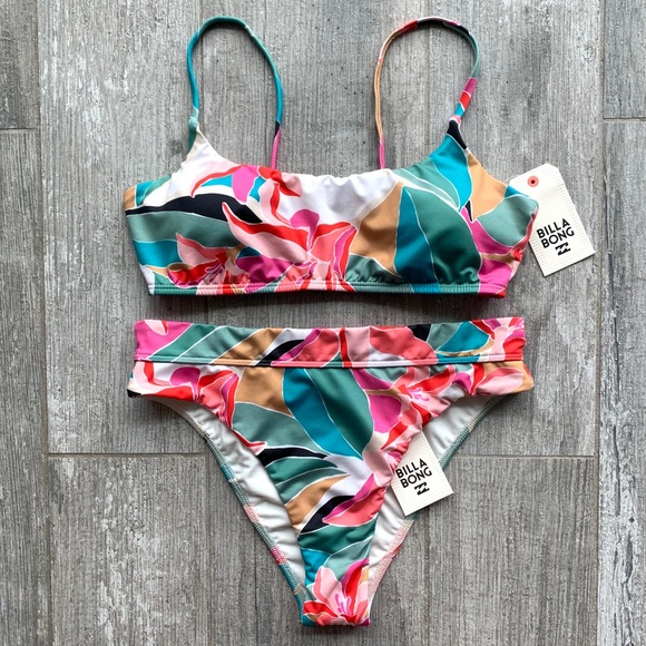 🔥🔥BILLABONG - WILD SUN CROP MAUI BIKINI SET🔥🔥 - Picture 3 of 8